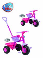 Produse vechi - Tricicletă My First Trike smarTrike metal cu mâner roz-mov +15 luni_3