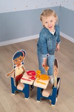 Zdravniški vozički za otroke - Komplet zdravniška ambulanta z anatomijo človeškega telesa Doctor's Office Smoby s pacienti v čakalnici_30