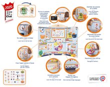 Domčeky pre bábiky sety - Set domček pre bábiku Large Doll's Play Center Natur D'Amour Baby Nurse Smoby a škola pre škôlkárov School s 32 cm bábikou_24