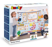 Schultafel - Schule für Vorschulkinder zweiseitig School Smoby Lehrer- und Schülerspiel mit vielen Lernspielen und 104 Zubehör_9