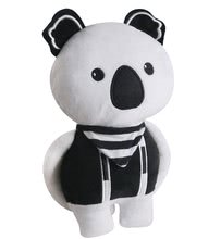 Handrové bábiky - Textilná bábika Koala Bamboo toTs-smarTrike Black&White od 0 mes_0