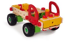 Jocuri de construit din lemn Eichhorn - Joc de construit din lemn camion Constructor Trucks Eichhorn 4 modele 135 piese de la 5 ani_1