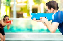 Pistolets à eau - Pistolet à eau entièrement électronique avec recharge automatique d'eau SpyraThree Blue Spyra avec un affichage numérique électronique et 3 modes de tir avec une portée de 15 mètres, bleu à partir de 14 ans_2