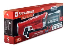Vodné pištoľky - Vodná pištoľ plne elektronická s automatickým nabíjaním vodou SpyraThree Red Spyra s elektronickým digitálnym displejom a 3 režimy streľby s dostrelom 15 metrov červená od 14 rokov_3