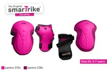 Detské chrániče - Chrániče Safety Gear set XS smarTrike na kolená a zápästia z ergonomického plastu ružové od 3 rokov_0