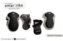 Ochraniacze dla dzieci - Ochraniacze Safety Gear set M smarTrike na kolana i zaparcia z ergonomicznego plastu czarnego od 9 lat_0