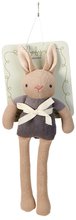 Păpuși de cârpă - Păpușă tricotată iepuraș Baby Threads Taupe Bunny ThreadBear 35 cm maro din bumbac moale_1