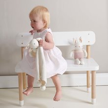 Hadrové panenky - Panenky pletené zajíčci Baby Threads Cream Bunny Gift Set ThreadBear krémové z jemné měkké bavlny v dárkovém balení od 0 měsíců_0