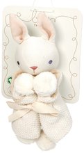 Stoffpuppen - Puppen, gestrickte Hasen Baby Threads Cream Bunny Gift Set ThreadBear Creme aus feiner weicher Baumwolle in Geschenkverpackung ab 0 Monaten_1