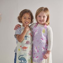 Zástěry pro děti - Zástěra pro děti jednorožci Unicorn Friends Apron ThreadBear s ochrannou vrstvou od 3-5 let_2