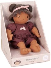 Poupées de chiffon - Poupée en peluche Baby Lola Doll ThreadBear 35 cm en coton doux avec une couche amovible_0