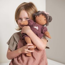 Stoffpuppen - Stoffpuppe Baby Lola Doll ThreadBear 35 cm aus feiner weicher Baumwolle mit abnehmbarer Windel_1