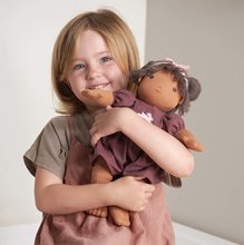 Szmaciane lalki - Lalka z materiału Baby Lola Doll ThreadBear 35 cm z delikatnej i miękkiej bawełny ze ściąganą pieluchą_3