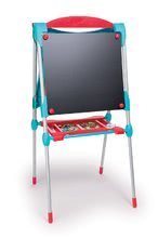 Šolske table - Magnetna tabla za risanje Smoby visoka 125 cm s poličko in 128 dodatki modra_2