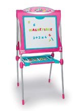 Schultafel - Magnet- und Zeichentafel Smoby 125 cm hoch mit Ablage und 128 Accessoires rosa_4