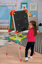 Tabule a lavice sety - Set tabuľa na kreslenie a magnetky Ultimate Board Smoby obojstranná skladacia a dva stolčeky Kid_0