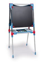 Školní tabule - Školní tabule na hraní magnetická Smoby oboustranná, polohovatelná a 80 doplňky modrá_2
