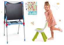 Tabule a lavice sety -  NA PREKLAD - Set školská magnetická tabuľa Smoby výškovo nastaviteľná a stolička KidChair_29
