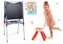 Tabule a lavice sety - Set školní magnetická tabule Smoby výškově nastavitelná a židle KidChair_30