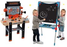 Tafel und Bänke Sets - Smoby Schulmagnettafel-Set höhenverstellbar und Black+Decker Elektronikwerkstatt_23