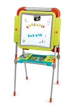 Šolske table - Tabla za risanje in magnetki Evolutiv Board Smoby po višini nastavljiva dvostranska s prostorom za shranjevanje a 80 dodatkov_2