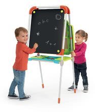 Seturi de table și bănci - Set tablă de desen magnetică Evolutive Board Smoby reglabilă cu două părți și masă Kid și scaune_2