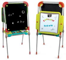 Tabule a lavice sety - Set tabuľa na kreslenie a magnetky Evolutiv Board Smoby nastaviteľná obojstranná a stôl a dve stoličky Kid_17