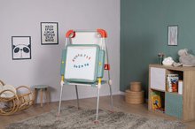 Šolske table - Tabla kovinska na krede in magnete Evolutiv Board Smoby dvostranska višinsko nastavljiva s prostorom za shranjevanje in 80 dodatkov 130 cm višina_4