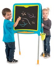 Easels - Activity Smoby Magnetic School Board double-sided, with 80 accessories, blue_0