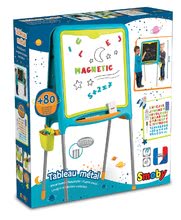 Easels - Activity Smoby Magnetic School Board double-sided, with 80 accessories, blue_6