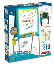 Tafel und Bänke Sets - Smoby Schultafel magnetisch doppelseitig, 80 Zubehörteile und 2 KidChair-Stühle_27