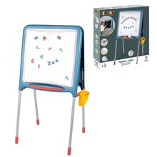 Schultafel - Metalltafel für Kreide und Magnete Metal Board Smoby doppelseitig mit Stauraum und 80 Zubehörteilen 105 cm hoch_1