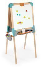 Schultafel - Holztafel doppelseitig Wooden Easel Smoby Magnet/Kreide faltbar mit 80 Zubehörteilen_1