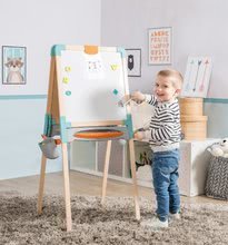 Spielküchensets - Set elektronische Küche mit Waschmaschine und Bügelbrett Tefal Cleaning Kitchen 360° Smoby und eine Holzmagnettafel mit 2 Stühlen KidChair SM311050-33_23