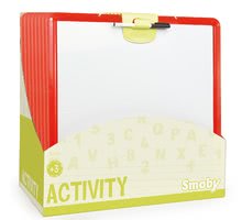 Školske ploče - Magnetická tabuľa závesná Activity Smoby obojstranná s perom od 3 rokov 410701 _3