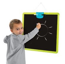 Školní tabule - Školní tabule oboustranná Activity Plastic Board Smoby 2v1 magnetická na fixky a křídu a 7 doplňků_9