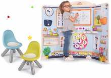 Tafel und Bänke Sets - Set Schule für Kindergärtner School Smoby Ein Spiel für Lehrer und Schüler mit einer grünen Bank_0