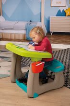 Školní lavice - Lavice na kreslení a magnetky Little Pupils Desk Smoby s oboustrannou tabulí a úložným prostorem s 80 doplňky_3