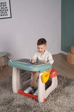 Šolske klopi - Klop za risanje in magnetki Little Pupils Desk Smoby z dvostransko tablo in prostorom za shranjevanje z 80 dodatki_4