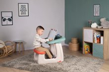 Šolske klopi - Klop za risanje in magnetki Little Pupils Desk Smoby z dvostransko tablo in prostorom za shranjevanje z 80 dodatki_1