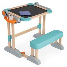 Školní lavice - Lavice na psaní a kreslení Modulo Space Desk Smoby magnetická/na křídu oboustranná skládací s 80 doplňky_1