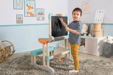 Domčeky pre bábiky sety - Set domček pre bábiku Large Doll's Play Center Natur D'Amour Baby Nurse Smoby a lavica na písanie a kreslenie s 32 cm bábikou_26