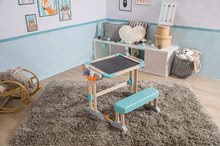 Domčeky pre bábiky sety - Set domček pre bábiku Large Doll's Play Center Natur D'Amour Baby Nurse Smoby a lavica na písanie a kreslenie s 32 cm bábikou_37