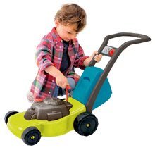 Otroška vozila na pedala kompleti - Komplet traktor na pedale Claas Farmer XL s prikolico Smoby in samokolnica s kosilnico in vrtnim vozičkom_4
