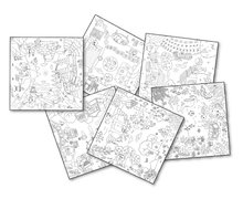 Imágenes de gran formato para colorear Kid Colouring Smoby 10 piezas compatibles con la mesa Kid Creative Table 51*51 cm desde 24 meses