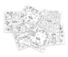 Imágenes en gran formato para colorear Peppa Pig Kid Colouring Smoby 10 piezas compatibles con la mesa Kid Creative Table 51*51 cm a partir de 24 meses.