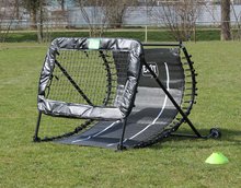 Piłka nożna - Odrazová sieť futbalová Kickback football rebounder Exit Toys multifunkčná oceľový rám 124*90 cm_0