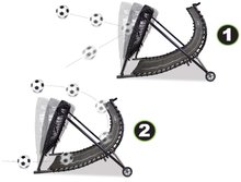 Futbal - Odrazová sieť futbalová Kickback football rebounder Exit Toys multifunkčná oceľový rám 124*90 cm_4
