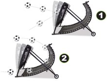 Foci - Visszarúgó kapu Kickback football rebounder Exit Toys többfunkciós acél keret 124*90 cm_0