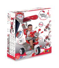 Trikes from 10 months - Baby Driver Confort Smoby Tricycle red, 10 months and over_4